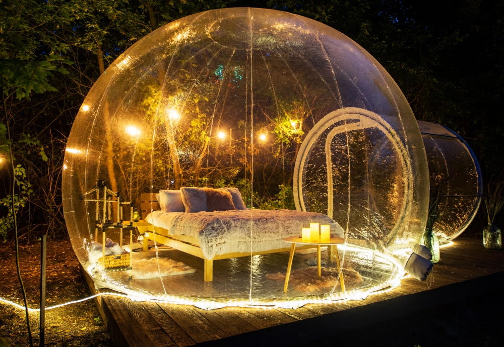 diy inflatable bubble tent