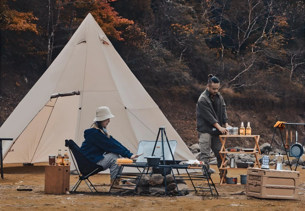 pyramid style tents